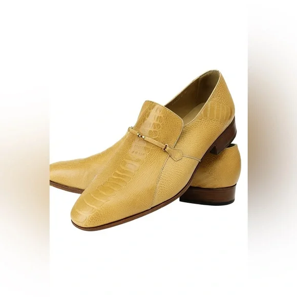 RARE Men’s Moreschi Ostrich Leather Slip-ons - Excellent Condition! s-l400.jpg main image 3